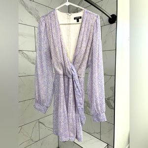 EXPRESS purple/gold romper